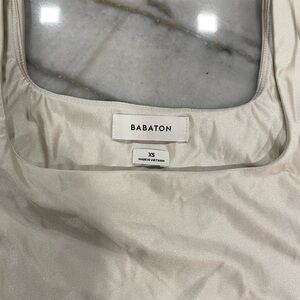 Aritzia Babaton golden Cream Bodysuit